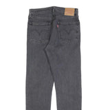 LEVI'S 501 Womens Jeans Black Regular Straight Denim Raw W30 L30 Classic Button