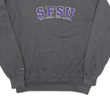 JANSPORT Mens Grey SFSU Crew Neck L Sweatshirt San Francisco State University