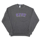 JANSPORT Mens Grey SFSU Crew Neck L Sweatshirt San Francisco State University