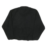 ADIDAS Mens Black Polyester Blend Zip Up Jacket L Fleece Casual Sportswear