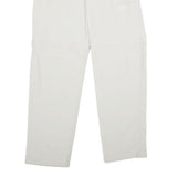 KILIMANJARO Mens Nylon White Regular Leg Trousers W28 L32 Outdoor Zip Pocket