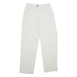 KILIMANJARO Mens Nylon White Regular Leg Trousers W28 L32 Outdoor Zip Pocket