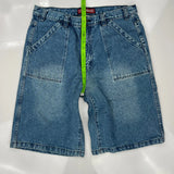 Reserve Denim Shorts - 34W 11L Blue Cotton