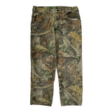 Wrangler Double Knee Pants - 35W 28L Camo Cotton