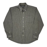 Tommy Hilfiger Striped Shirt - Large Gray Cotton