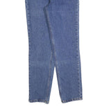 ENRICO COVERI Womens Regular Blue Denim Stone Wash W28 L30 Cotton Blend Zip