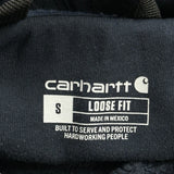 Loose Fit Carhartt Hoodie - Small Blue Cotton