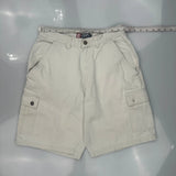 Chaps Ralph Lauren Cargo Shorts - 28W 9L Cream Cotton