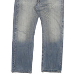 LEVI'S 501 Mens Jeans Blue Regular Straight Denim Medium W34 L32 Classic Button