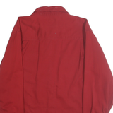 FADED GLORY Mens Red Shirt L Button Cotton Double Pocket Casual Workwear