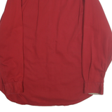 FADED GLORY Mens Red Shirt L Button Cotton Double Pocket Casual Workwear