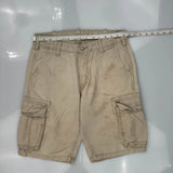 Levis Cargo Shorts - 31W 11L Beige Cotton
