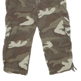 GAP Mens Shorts Green & Beige Camouflage Cargo M W30 Comfortable Stylish
