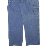 DICKIES Mens Jeans Blue Regular Straight Denim W40 L30 Workwear Zip Pockets