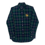 R.L.F.C. Polo By Ralph Lauren Checked Shirt - Small Blue Cotton