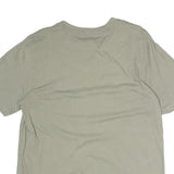 NIKE Mens Beige Graphic T-Shirt L Short Sleeve Crew Neck Cotton Jersey Casual