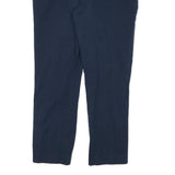 TOMMY HILFIGER Womens Cotton Blend Navy Slim Straight Trousers W30 L25