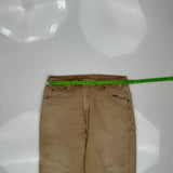 Dickies Carpenter Trousers - 33W 27L Brown Cotton
