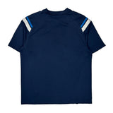 Nike T-Shirt - Large Blue Polyester