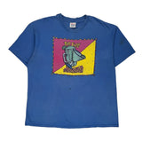 Chili'S Margarita Madness '96 Hanes Single Stitch T-Shirt - XL Blue Cotton