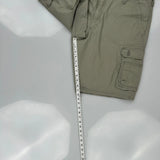 Lee Cargo Shorts - 37W 11L Green Cotton