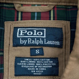 Polo By Ralph Lauren Harrington Jacket - Small Khaki Cotton