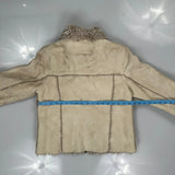 Point Zero Jacket - Medium Cream Suede