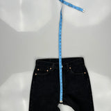 501 Levis Jeans - 29W 27L Black Denim