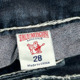 True Religion Denim Shorts - 28W US 0 Dark Wash Denim