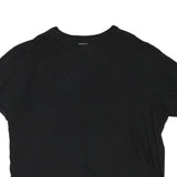 TRUE RELIGION Mens Black Graphic T-Shirt XL Short Sleeve Crew Neck Cotton Blend