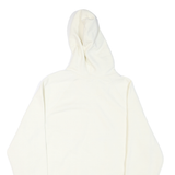 CHAMPION Womens White Graphic Hoodie XL Long Sleeve Crew Neck Cotton Blend