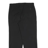 G CABALDI Mens Polyester Blend Black Regular Straight Trousers W32 L30 Tailored