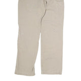 CARHARTT Mens Cotton Blend Beige Regular Fit Straight Leg Trousers W32 L34
