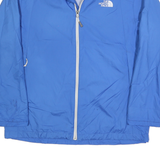 THE NORTH FACE Mens Blue Outdoor Jacket M Polyester Plain Zip Lightweight