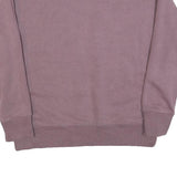 FILA Womens Purple Crew Neck L Cotton Blend Sweatshirt Casual Pullover