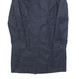 MAX&CO Womens Navy Blue Coat Jacket UK 10 Cotton Blend Plain Button Closure