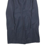 MAX&CO Womens Navy Blue Coat Jacket UK 10 Cotton Blend Plain Button Closure