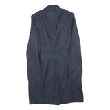 MAX&CO Womens Navy Blue Coat Jacket UK 10 Cotton Blend Plain Button Closure
