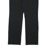 JACK WOLFSKIN Womens Polyester Blend Black Regular Fit Straight Leg Trousers W34