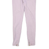 LEVI'S Womens Slim Pink Cotton Blend Denim Jeans W26 L29 Zip Skinny Stylish