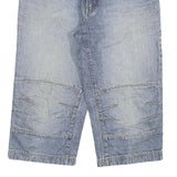 REJECT Mens Denim Blue Casual Shorts XL W34 Cotton Blend Relaxed Fit