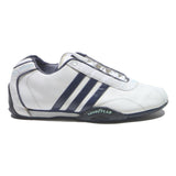 ADIDAS Mens Lace-Up Trainers White & Navy Synthetic UK 5.5 Lightweight Design