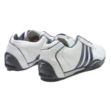 ADIDAS Mens Lace-Up Trainers White & Navy Synthetic UK 5.5 Lightweight Design