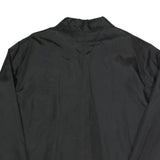 TOM TAILOR Mens Black Jacket XL Polyester Blend Plain Zip Casual Outerwear