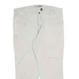 CARHARTT Mens Relaxed Jeans Beige Cotton Blend Zip W40 L30 Workwear Carpenter