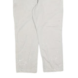 CARHARTT Mens Relaxed Jeans Beige Cotton Blend Zip W40 L30 Workwear Carpenter