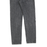 LEVI'S Womens Jeans Black Slim Straight Denim Medium W26 L30 Classic Style