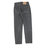 LEVI'S Womens Jeans Black Slim Straight Denim Medium W26 L30 Classic Style