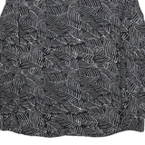 SMOG Mens Black & White Pattern Shirt XL Long Sleeve Polyester Blend