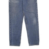 CARHARTT Mens Classic Blue Denim Straight Jeans Cotton Zip W34 L32 Workwear